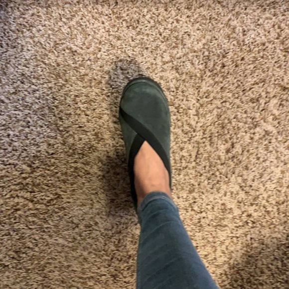 Audley London Smoky Sage Suede Ankle Booties - Women’s Size 37.5 - Picture 11 of 12